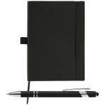 Custom Hemingway Recycled Soft Cover Journal & Pen Set - A5 5.5" x 8.3" - Full-Color Inkjet - 1
