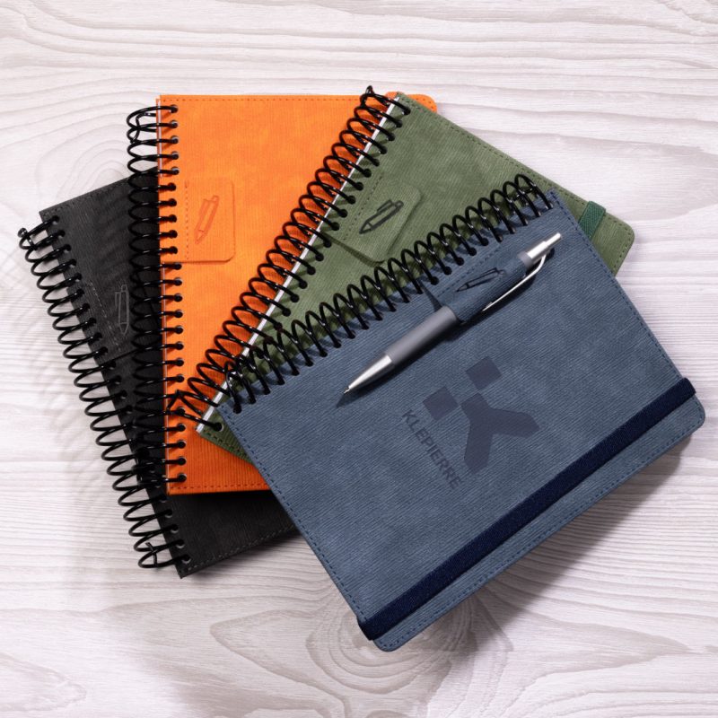 Custom Savile Spiral Journal w/Pen Loop - 6