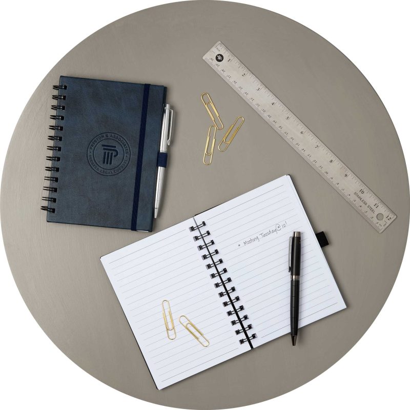 Custom 5" x 7" FSC® Recycled Morano Spiral Journal - 9