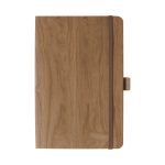 Custom Good Value™ Soft-Touch Wood Grain Journal - 1