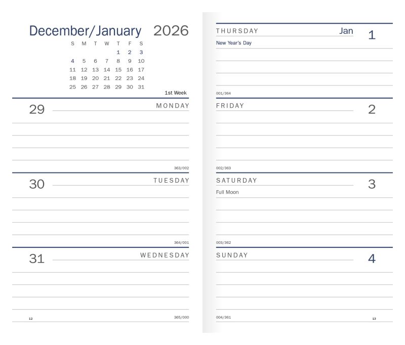Custom Triumph® Calendars Classic Weekly Pocket Planner - 1
