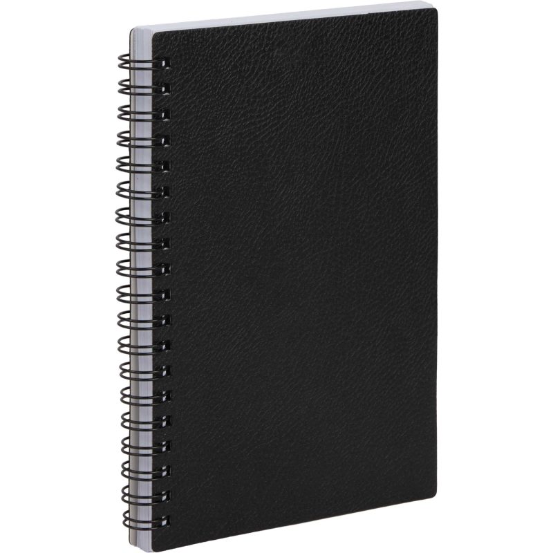 Custom 5" x 7" FSC ® Recycled Pebble Grain Spiral Journal - 4