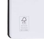 Custom 5" x 7" FSC® Recycled Pebble Hard Bound Journal - 7