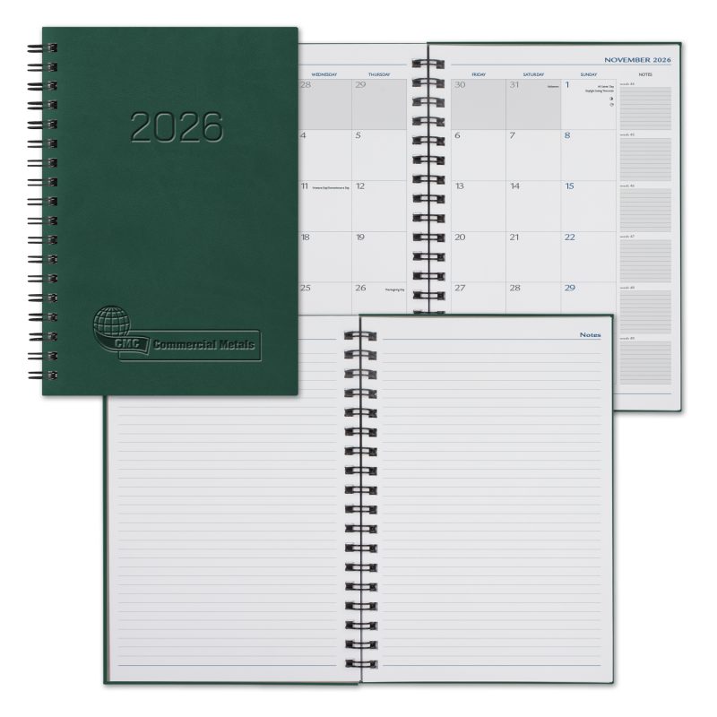 Custom Castelli WireO Tucson Grande White Monthly Diary