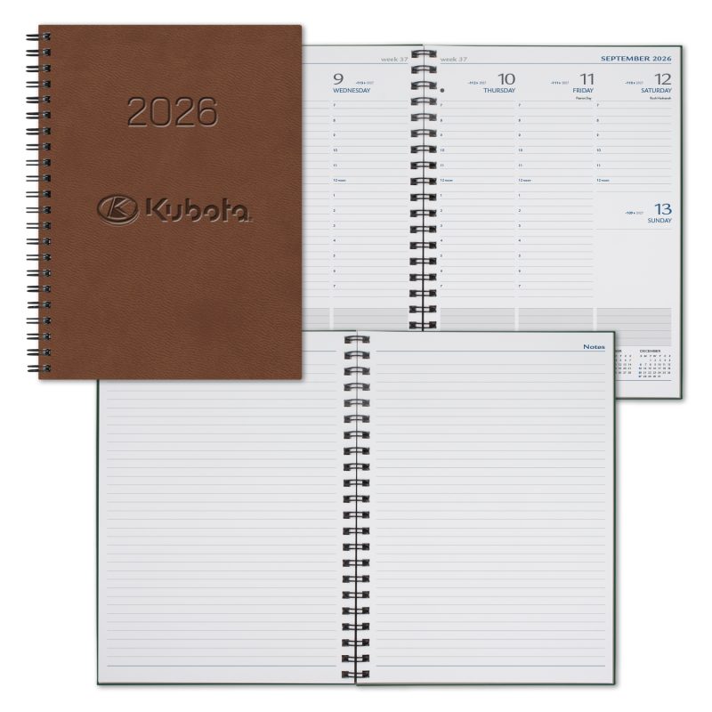 Custom Castelli WireO Tucson Grande XL White Weekly Diary