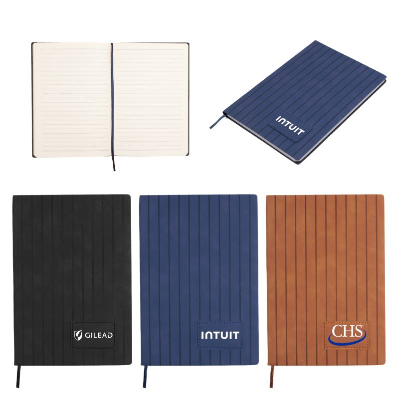 Custom PrimeMark A5 Stripe-Embossed Journal