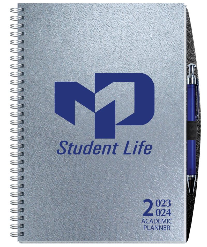 Custom Academic Journal Planner w/Pen (7"x 10")