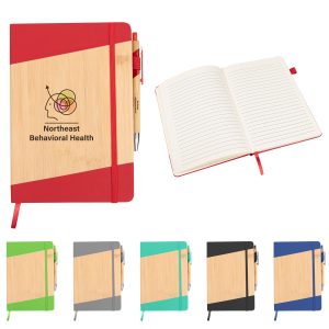 Custom Bamboo Journal With Pen