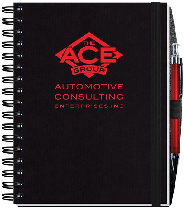 Custom Best Selling Journal w/100 Sheets & Pen (6 ½"x 8 ½")