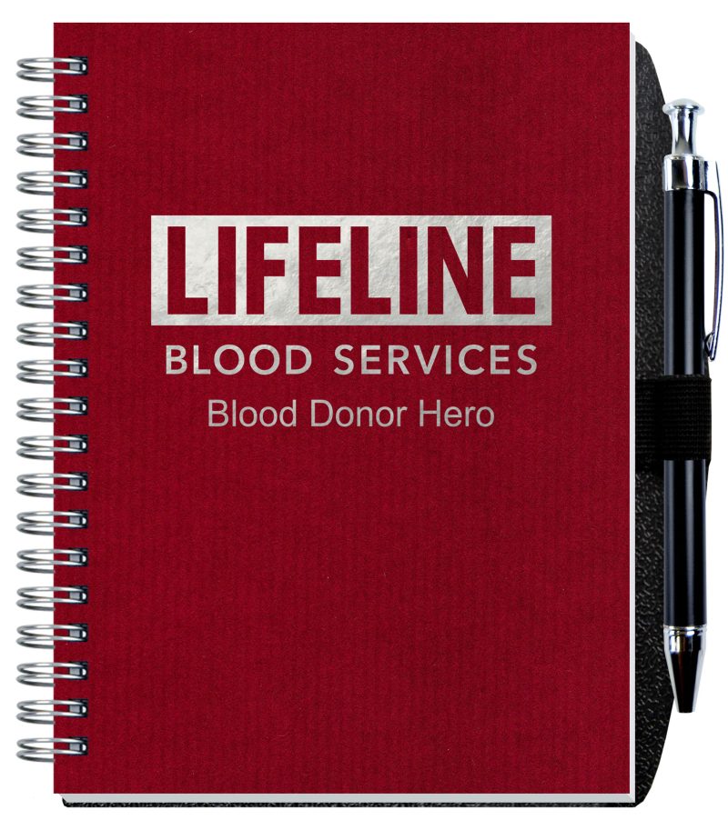 Custom Best Selling Journal w/50 Sheets & Pen (5"x 7")