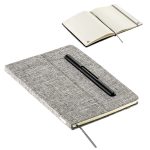 Custom Boardroom Hardcover Journal with Built-In Phone Stand and Pen - 4