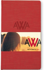 Custom Bohemian Textured Journal w/ Full Color Graphic Wrap (5"x8.5")