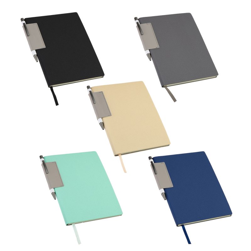 Custom Charter Textured Softcover Journal with Pen