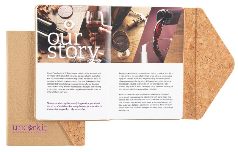 Custom Cork & Craft Journal with Full-Color Tip-In (5.5"x8.5")