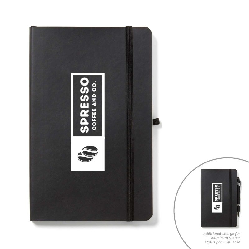 Custom Eco Soft Cover Journal Notebook with Pen Loop - 2