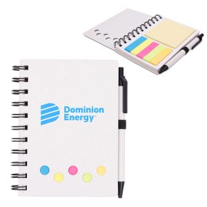 Custom EcoNote Milk Carton Journal Book w/ Sticky Note and Pen