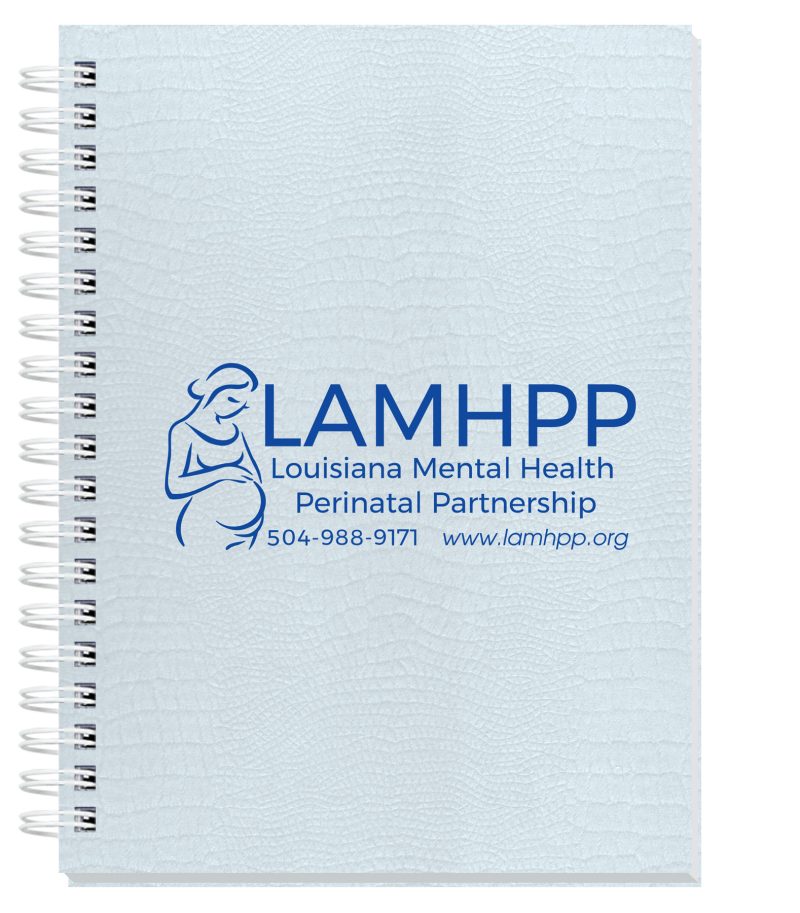 Custom Embossed Alligator Textured Journal w/50 Sheets (5"x 7")