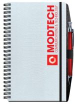 Custom Embossed Alligator Textured Journal w/50 Sheets & Pen (5 ½"x 8 ½") - 2