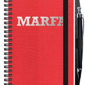 Custom Embossed Alligator Textured Journal w/50 Sheets & Pen (5 ½"x 8 ½")