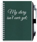 Custom Embossed Alligator Textured Journal w/50 Sheets & Pen (5"x 7")