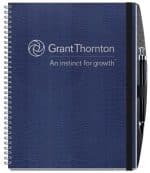 Custom Embossed Alligator Textured Journal w/50 Sheets & Pen (8 ½"x 11")