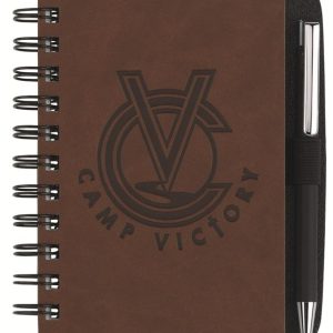 Custom Executive Journals w/100 Sheets & Pen (4"x 6")