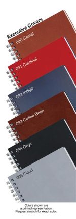 Custom Executive Journals w/50 Sheets & Pen (5 ¼"x 8 ¼") - 1