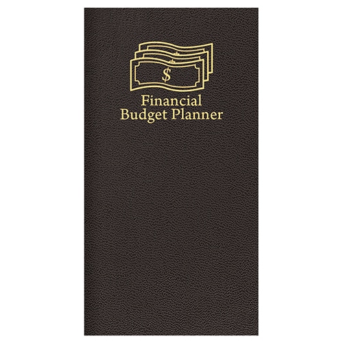 Custom Financial Budget Pocket Planner Leatherette Cover - 1