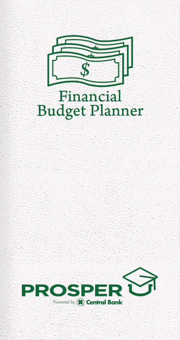 Custom Financial Budget Pocket Planner Leatherette Cover - 3