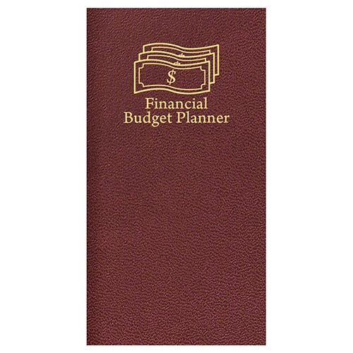 Custom Financial Budget Pocket Planner Leatherette Cover - 4