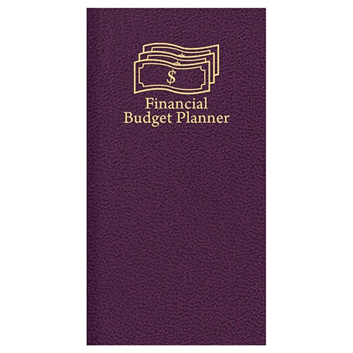 Custom Financial Budget Pocket Planner Leatherette Cover - 7