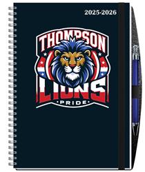 Custom Gloss Cover Academic Journal Planner w/Pen