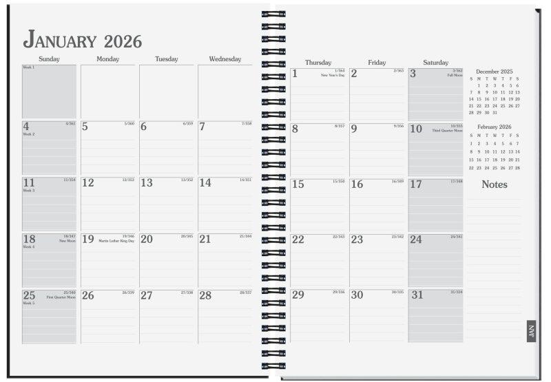 Custom Gloss Cover Hybrid Journal Planner w/Pen - 2