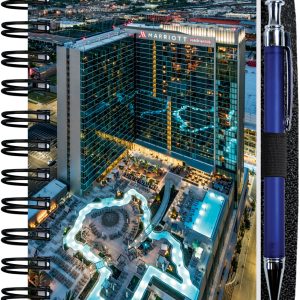 Custom Gloss Cover Journals w/100 Sheets & Pen (4"x 6")