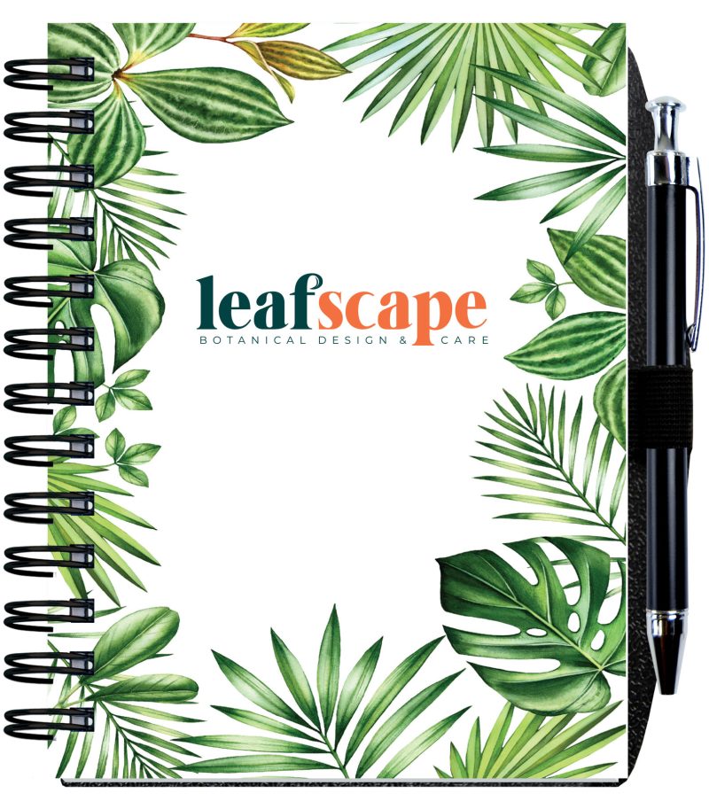 Custom Gloss Cover Journals w/100 Sheets & Pen (5"x 7")