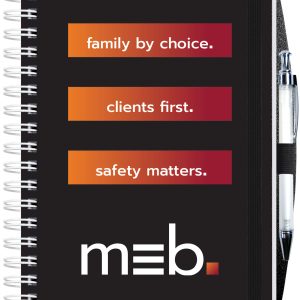 Custom Gloss Cover Journals w/100 Sheets & Pen (6 ½"x 8 ½")