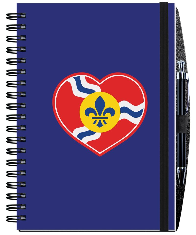 Gloss-Cover-Journals-w100-Sheets-Pen-7x-10-DJ2R4-PS Custom Gloss Cover Journals w/100 Sheets & Pen (7"x 10")