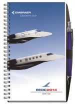 Custom Gloss Cover Journals w/50 Sheets & Pen (5 ¼"x 8 ¼") - 2