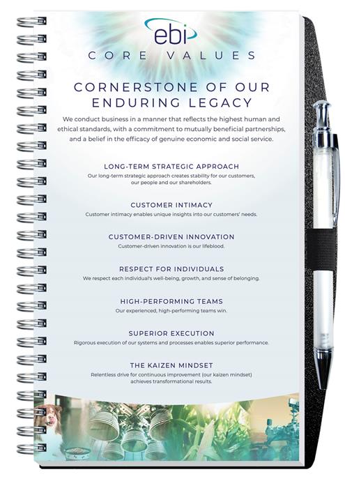 Gloss-Cover-Journals-w50-Sheets-Pen-5-¼x-8-¼-EJ1R4-PS Custom Gloss Cover Journals w/50 Sheets & Pen (5 ¼"x 8 ¼")