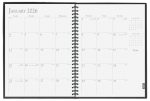 Custom Gloss Time Manager Calendar Planner w/Pen Safe Back (7"x 10") - 2