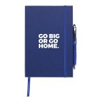 Custom Good Value™ Color Edge Journal with Metallic Stylus Pen