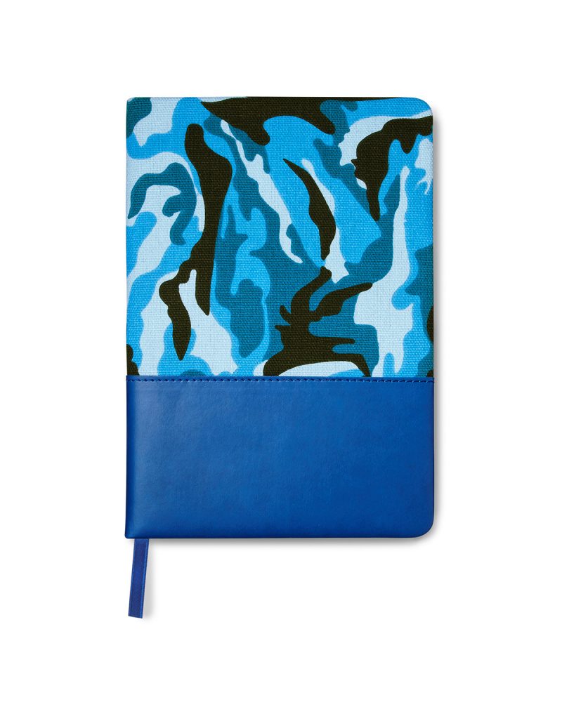 Custom Hardcover Camo Canvas Journal Notebook 5.78" X 8.35" - 4