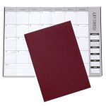 Custom Monthly Desk Planner - Leatherette - 3