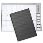 Custom Monthly Desk Planner - Leatherette - 4