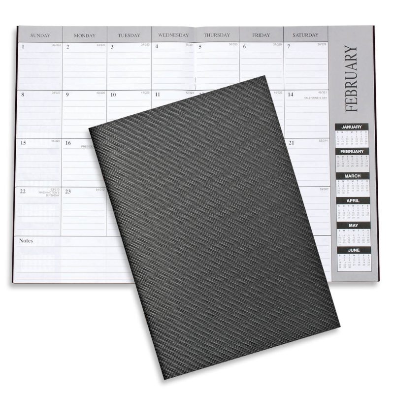 Custom Monthly Desk Planner - Leatherette - 4