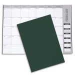 Custom Monthly Desk Planner - Leatherette - 5