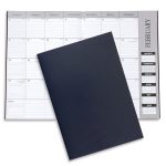 Custom Monthly Desk Planner - Leatherette - 8