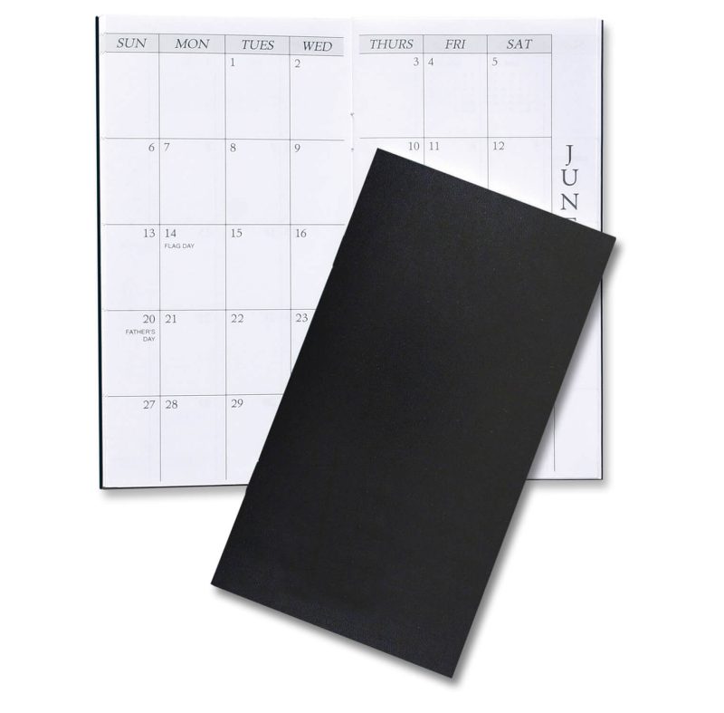 Custom Monthly Pocket Planner - Leatherette - 2