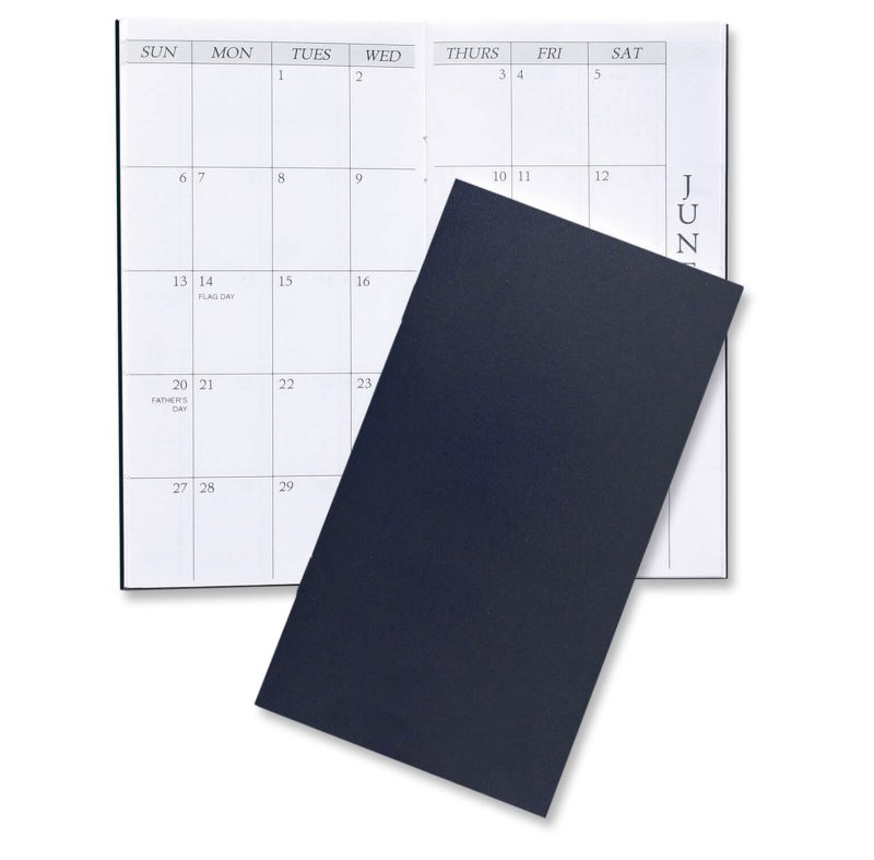 Custom Monthly Pocket Planner - Leatherette - 5