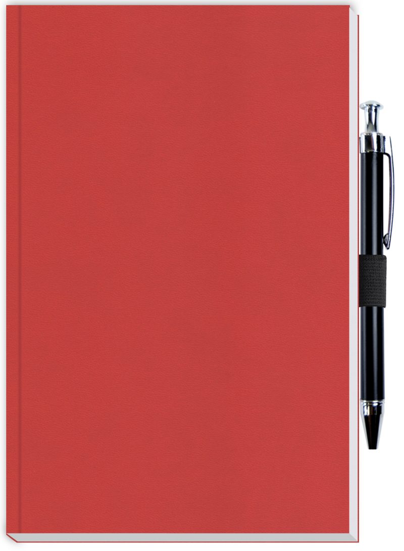 Custom Perfect Journal w/Metro or Metallic Covers & Pen Patch (5"x 8") - 5